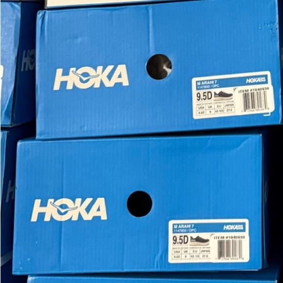 NIB •HOKA MEN'S HOKA ARAHI 7 Size: 9.5 - Picture 6 of 6